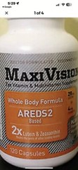 MedOp MaxiVision Whole Body Formula 120 Caps Fast Same Day Free Ship Volume Disc