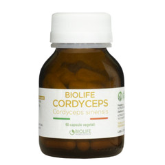 Biolife Cordyceps | 60 cap da 500mg | Cordyceps sinesis Made in Italy | VEGANOK