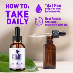 (5 Pack) Gelatide Drops innovative Health & Fitness Supplement Gela Tide 150 …