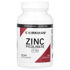 2 X Kirkman Labs, Zinc Picolinate, 25 mg, 150 Capsules