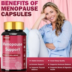 2set Menopause Support Supplement for Women – Hormone Balance, Hot Flashes 120ct