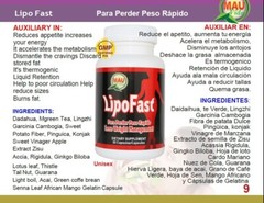 PRODUCTO NATURAL PARA PERDER PESO (UNISEX) LIPOFAST