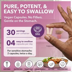 Myo-Inositol Supplement for PCOS with Ashwagandha and Vitamin D – 120 Capsules