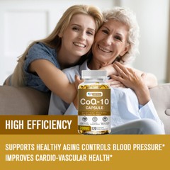 Coenzyme Q-10 Antioxidant, Heart Health Support, Increase Energy & Stamina 200mg