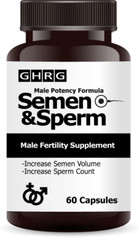 Semen & Sperm, Male Fertility Supplement, Increase Semen Volume, Sperm Count
