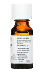 Aura Cacia Sandalwood in Jojoba Essential Oils 0.5 fl oz