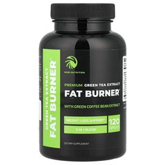 2 X Nobi Nutrition, Premium Green Tea Extract Fat Burner, 120 Capsules