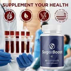 (5 Pack) Sugar Boost Advanced Support Blood Supplement SugarBoost 300 Capsules