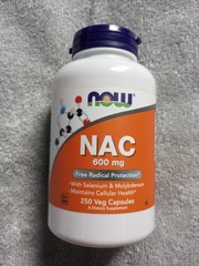 NOW Foods NAC N-Acetyl-Cysteine 600 mg with Selenium & Molybdenum 250 Caps