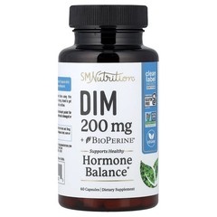 2 X SMNutrition, DIM + BioPerine�, 60 Capsules