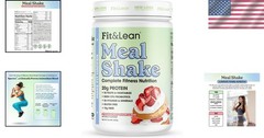 Strawberry Shortcake Meal Shake – 28 Superfoods, 11g Fiber for Weight Management