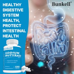Sodium Butyrate Capsules – Supports Liver And Gut Function Health 120 Capsules