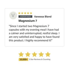 Organixx Magnesium 7 Supplement, Natural 60 Count (Pack of 3)