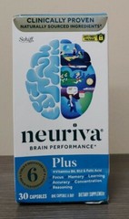 Neuriva Plus Fast-Acting Brain Performance Capsules 30Ct Exp 11/26