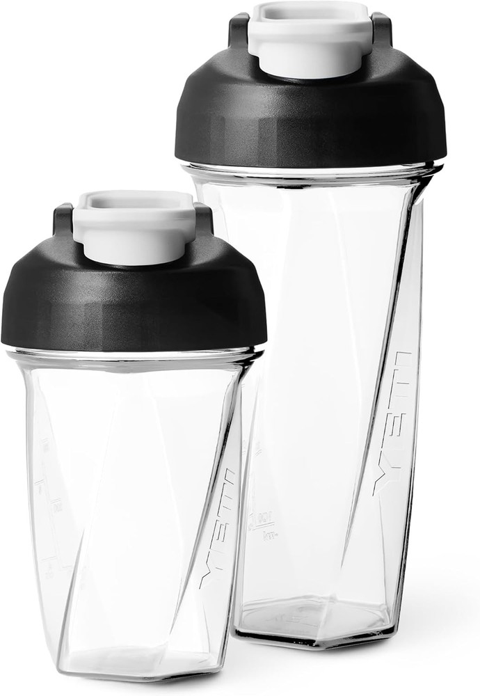 Yonder Helimix Vortex Blender Shaker Bottle Holds up to 20 & 27 Oz | No Blending