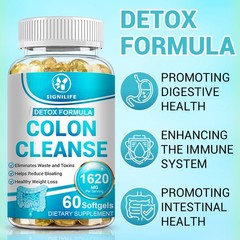 Anti-Parasite Candida Complex Herbal Detox Supplement for Colon Cleanse 60