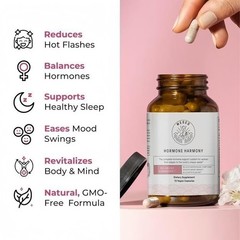 NEW Hormone Harmony – Natural Hormonal Support for Women to Improve Mood, Sleep