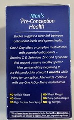 One A Day Men’s Pre-Conception Health Multivitamin to Support Healthy Sperm
