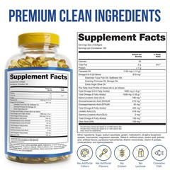 Omega 3-6-9 Dietary Supplement (325 ct.) – Promote Visual Function and Eye Healt