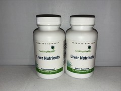 Lot Of 2-Seeking Health Liver Nutrients 60 Vegetarian Capsules Exp 09/2026
