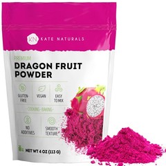 Dragon Fruit Powder for Baking & Drinks 4oz. , Gluten Free Dried Pink Pitaya …