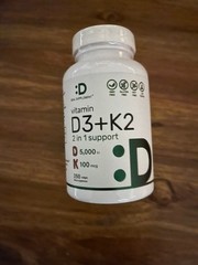 D3 K2 DEAL SUPPLEMENT VITAMIN Softgel 250 Count 2-1 Complex Vitamin D3 5000