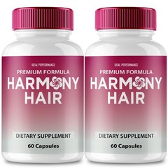 HarmonyHair Harmony Hair Oil Supplement – 120 Capsules (2 Pack)
