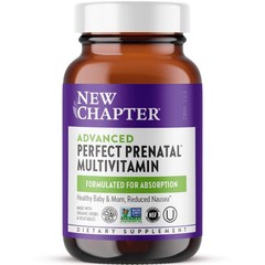 NEW CHAPTER PERFECT PRENATAL ADVANCED MULTIVITAMIN – Exp 06/2026+ – 96 Tablets