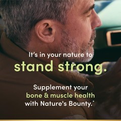 Nature’s Bounty Calcium Magnesium & Zinc Caplets, 100 Count (Pack of 1)