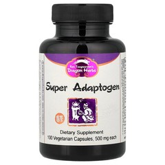 2 X Dragon Herbs, Super Adaptogen, 100 Vegetarian Capsules