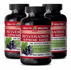 Anti-Aging RESVERATROL SUPREME 1200 ANTIOXIDANT Muscular power & aerobic 3B