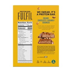 Fulfil Protein Bars Chocolate Salted Caramel Flavored Gluten 20G Protein Pantry