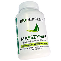 BIOptimizers MassZymes 250 Veggie Caps NEW Sealed EXP 11/2027 Digestive Enzymes