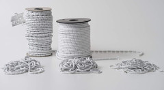 Leaded Wire Curtains 100g Super Heavy Made in Italy 5m White Ballast Rope Three