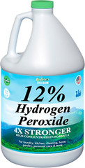 12% Hydrogen Peroxide, Food Grade H2O2 and Purified Water Only, 1 Gallon Solu…