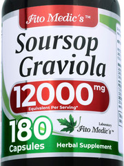 FITO MEDIC’S Soursop Graviola Extract, 180 Capsules, 12000mg, High Absorption