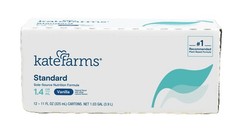 Case of 12/11oz KATE FARMS Sole Source Standard 1.4 Cal VANILLA 6/13/26 SEALED!