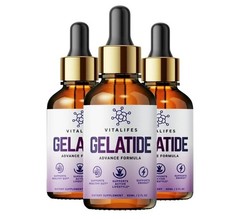 3 Pack – Gelatide Drops Official Weight Fat Loss Formula, Advanced Metabolism