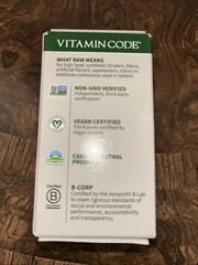 Garden of Life Vitamin Code Raw K-Complex 60 Veggie Caps Dairy-Free,