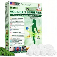 Luxarise Moringa & Berberine 10-IN-1 Advanced Nano Microneedle Patch