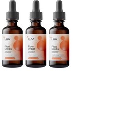 Quality 1-5X LUV Fitness Flow Drops-Adaptogen Mushroom Blend-Peach Watermelon Fo