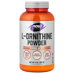 2 X NOW Foods, Sports, L-Ornithine Powder, 8 oz (227 g)