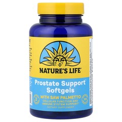 2 X Nature’s Life, Prostate Support with Saw Palmetto, 120 Softgels