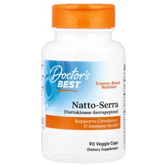 2 X Doctor’s Best, Natto-Serra, 90 Veggie Caps