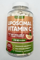 DACHA Liposomal Vitamin C 1700mg, 200 V Capsules – Immune Support & Collagen