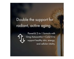 NAOMI Astaxanthin Extra Strength + CoQ10 Cardiovascular Heart Support 30 Softgel