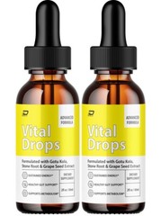 (2 Pack) Vital Drops Healthy Formula – VitalDrops All Natural Healthy Levels