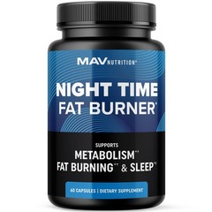 Night Time Fat Burner for Weight Loss Support & Sleep 60 Count (Pack of 1)