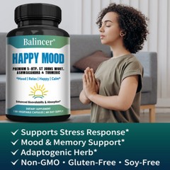 Mood Support Supplements Support Stress Response Improve Mood Memory 30-120 Caps
