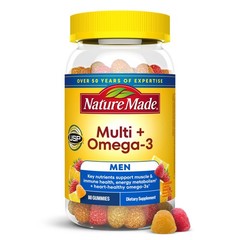 Nature Made Mens Multivitamin Gummies with 80 Count (Pack of 1), Multicolor